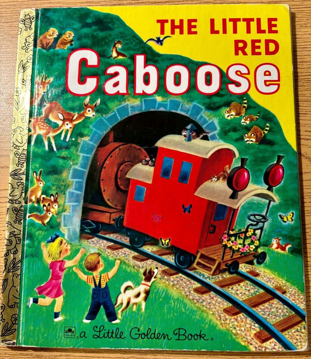 The Little Red Caboose | Vintage 2002 Little Golden Book | 1953 Classic Reprint